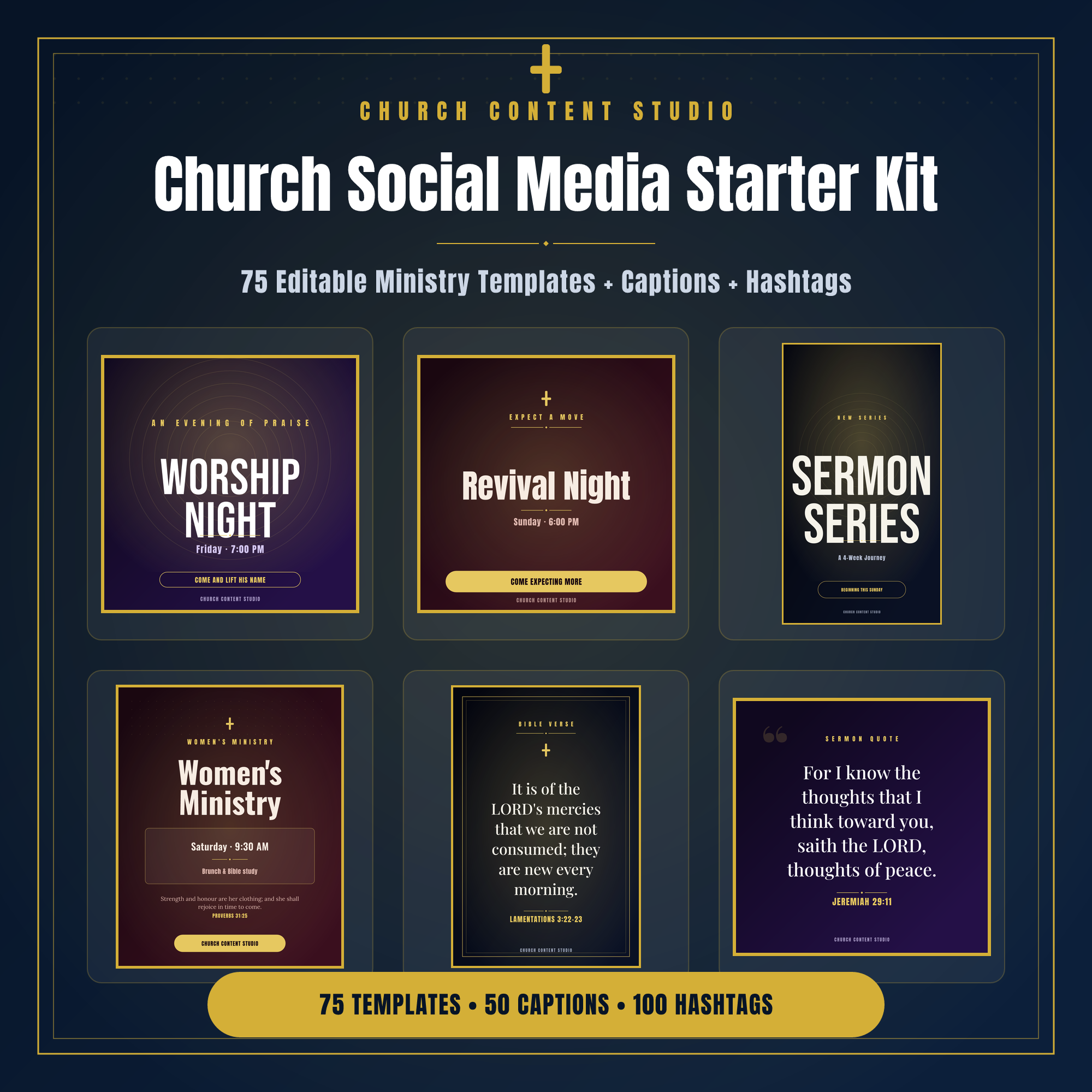 Church Social Media Starter Kit — bundle cover
